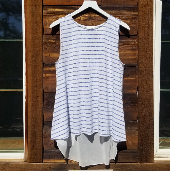 Ava & Viv Tops - Ava & Viv High-Low Tank Top With Inner Lining